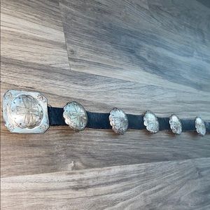 Authentic 28inches black Ralph Lauren concho belt